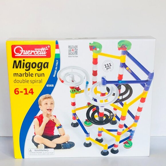 Quercetti  111 Pcs Migoga Marble Run Double Spiral  New Sealed 6-14 Years Old - Picture 8 of 14